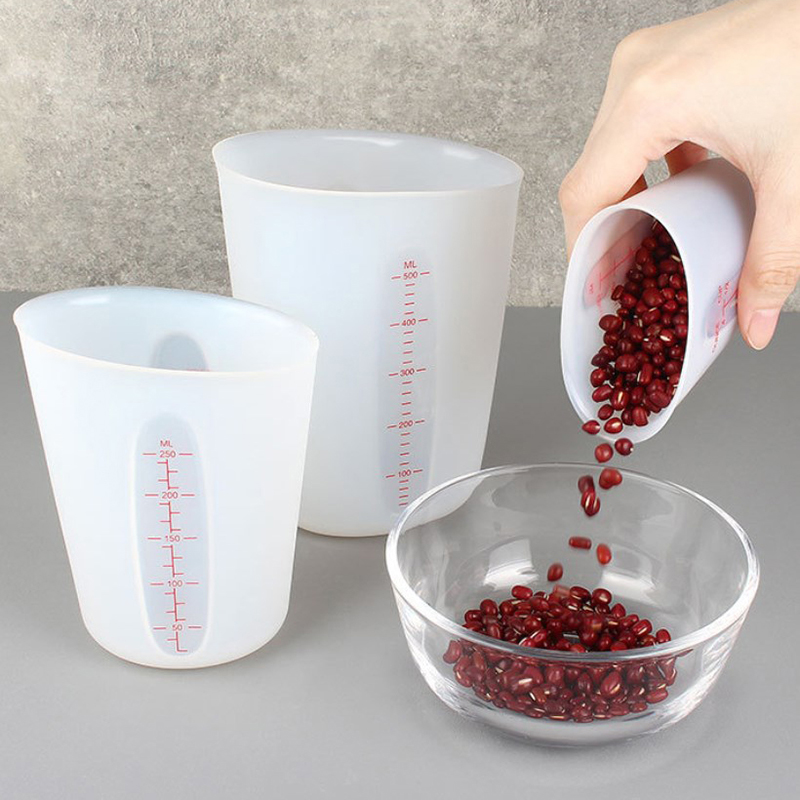 Mixing Cup Silicone - 125/250/500ml Strumenti per misurini in silicone