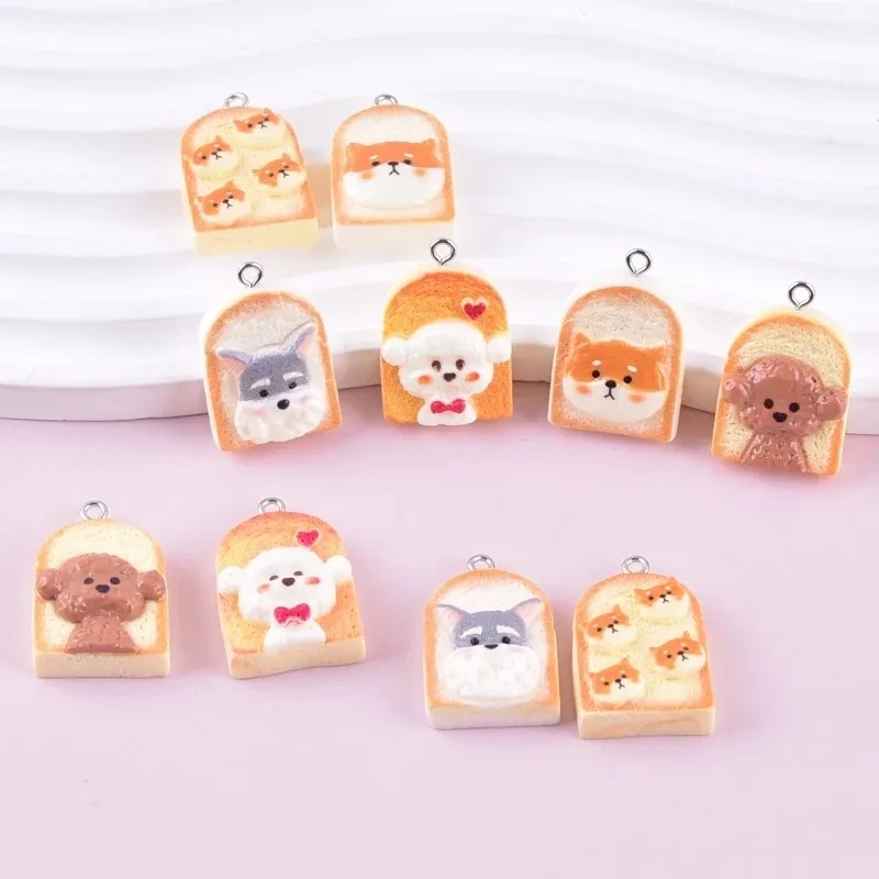 Resin Crafts Diy - 10 Pezzi Ciondoli in Resina a