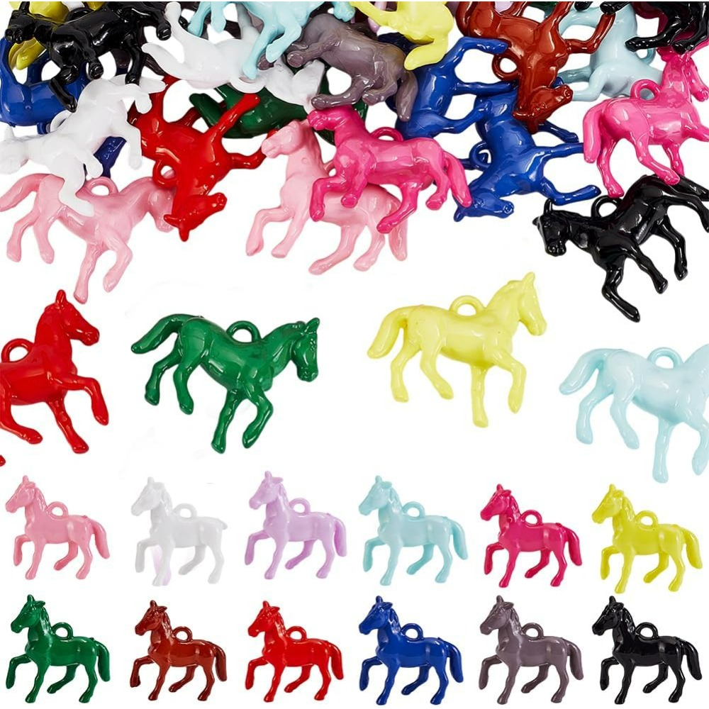 Crafting Resin - 48 pezzi pendenti in acrilico opaco
