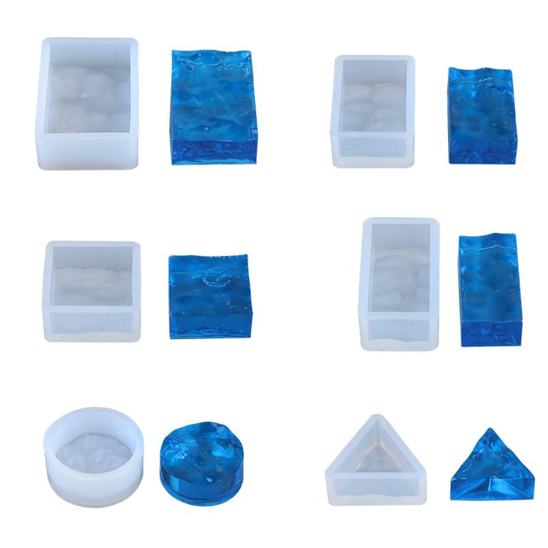 Resin Ocean Wave Mold - Set di 4 Stampi in Resina