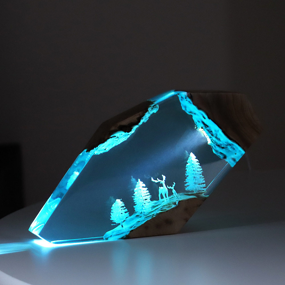Crafting Resin - Ornamento Luminoso Personalizzato in Resina e
