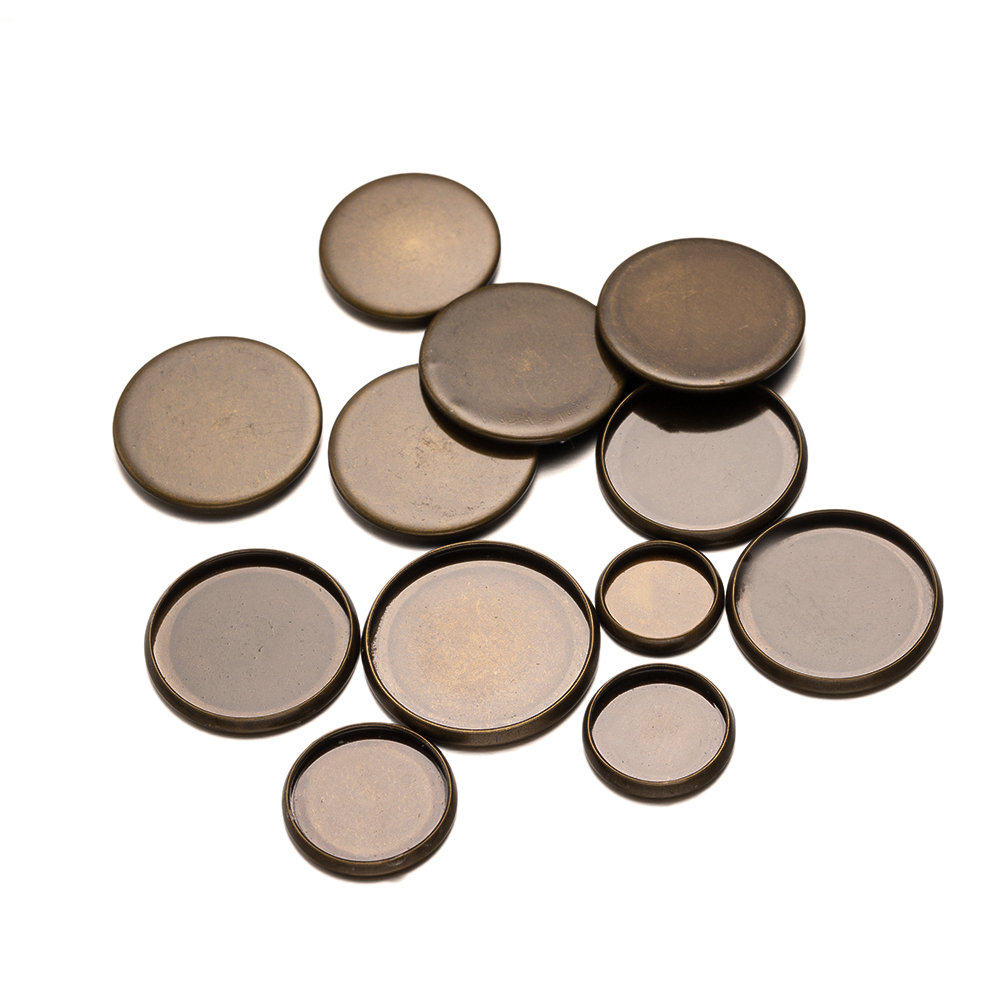 20 pz Bronzo Antico Piatto Rot - Bezels Set Pendant recensione e prezzo