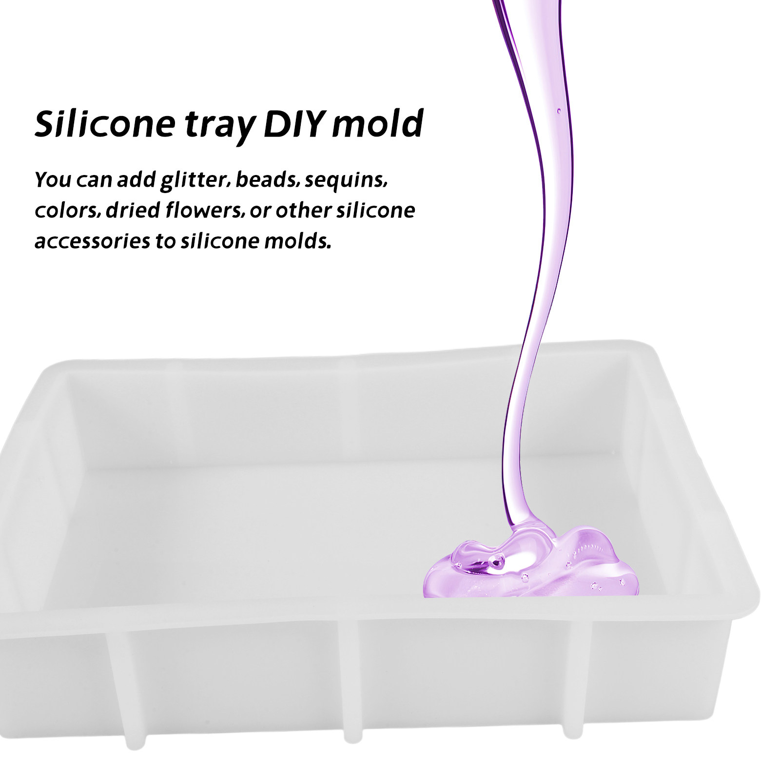 Stampo in Silicone Rettangolar - Flower Preservation Resin recensione e prezzo