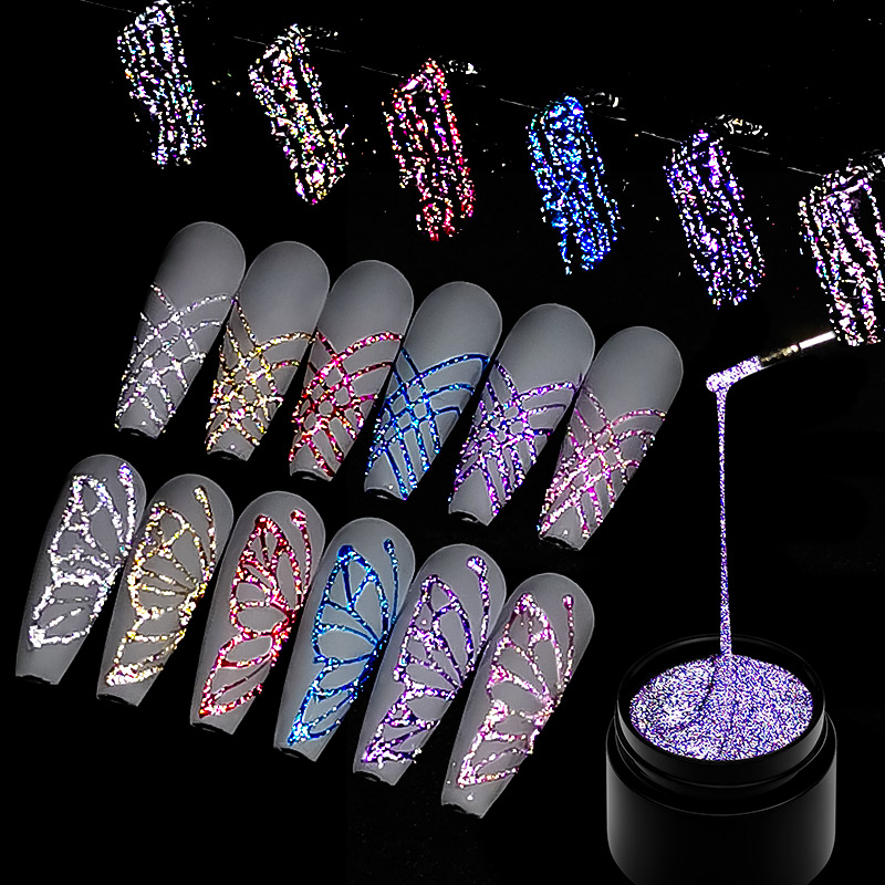 Set di 6 smalti gel riflettent - Resin Glitter Pack recensione e prezzo