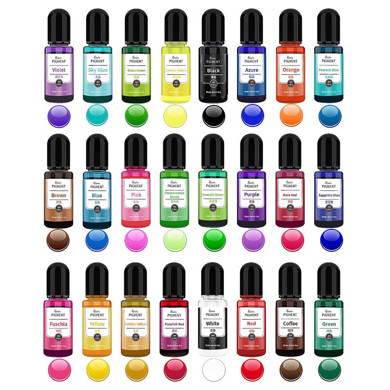 24 colori 10 ml/bottiglia resi - Resin Dye Alcohol recensione e prezzo